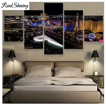 5pcs Diamond Embroidery Modern Las Vegas For Home Decor DIY Cross Stitch 5D Diamond Painting Rhinestones City Nature FS4873
5pcs Diamond Embroidery Modern Las Vegas For Home Decor DIY Cross Stitch 5D Diamond Painting Rhinestones City Nature FS4873