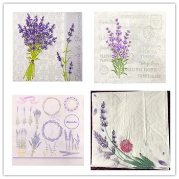 20 table vintage Napkins paper tissue printed purple flower lavender handkerchief decoupage servilletas wedding party decor mat
20 table vintage Napkins paper tissue printed purple flower lavender handkerchief decoupage servilletas wedding party decor mat