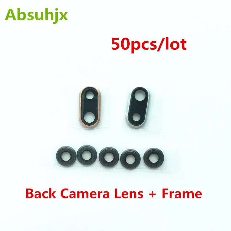 Absuhjx 50pcs Back Camera Lens for iPhone 7 8 Plus X XR XS Max Rear Camera Cover Lens Frame with Glass Replacement Parts
Absuhjx 50pcs Back Camera Lens for iPhone 7 8 Plus X XR XS Max Rear Camera Cover Lens Frame with Glass Replacement Parts