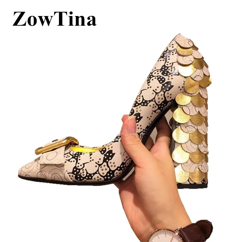 Square Toe Women Formal Dress Printing Pumps Pink Bling Sequined Thick High Heels Wedding Shoes Woman Buckle Sapato Feminino
Square Toe Women Formal Dress Printing Pumps Pink Bling Sequined Thick High Heels Wedding Shoes Woman Buckle Sapato Feminino