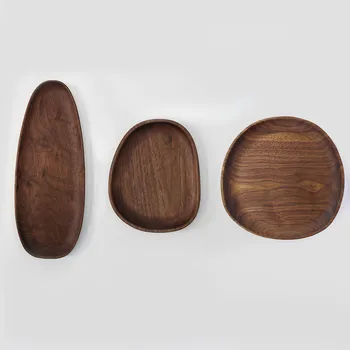 Black Walnut Irregular Shape Dish Plate Japan Style Natural Wood Trays for Fruits/Candies Multi-Use Table Decor Food Plates
Black Walnut Irregular Shape Dish Plate Japan Style Natural Wood Trays for Fruits/Candies Multi-Use Table Decor Food Plates