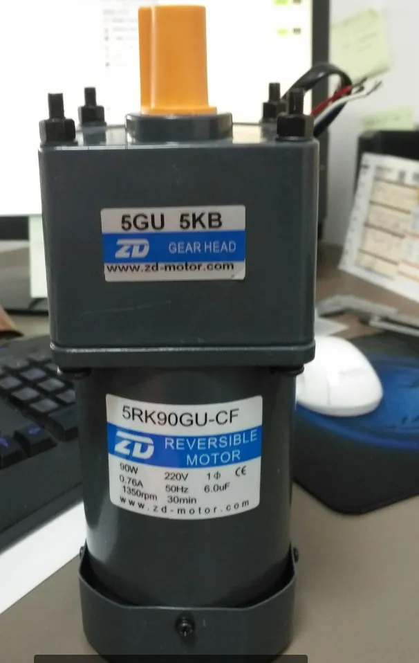 90W 220v ac motor 90x90mm flange size single phase AC reversible motor with gearbox 5KB model
90W 220v ac motor 90x90mm flange size single phase AC reversible motor with gearbox 5KB model