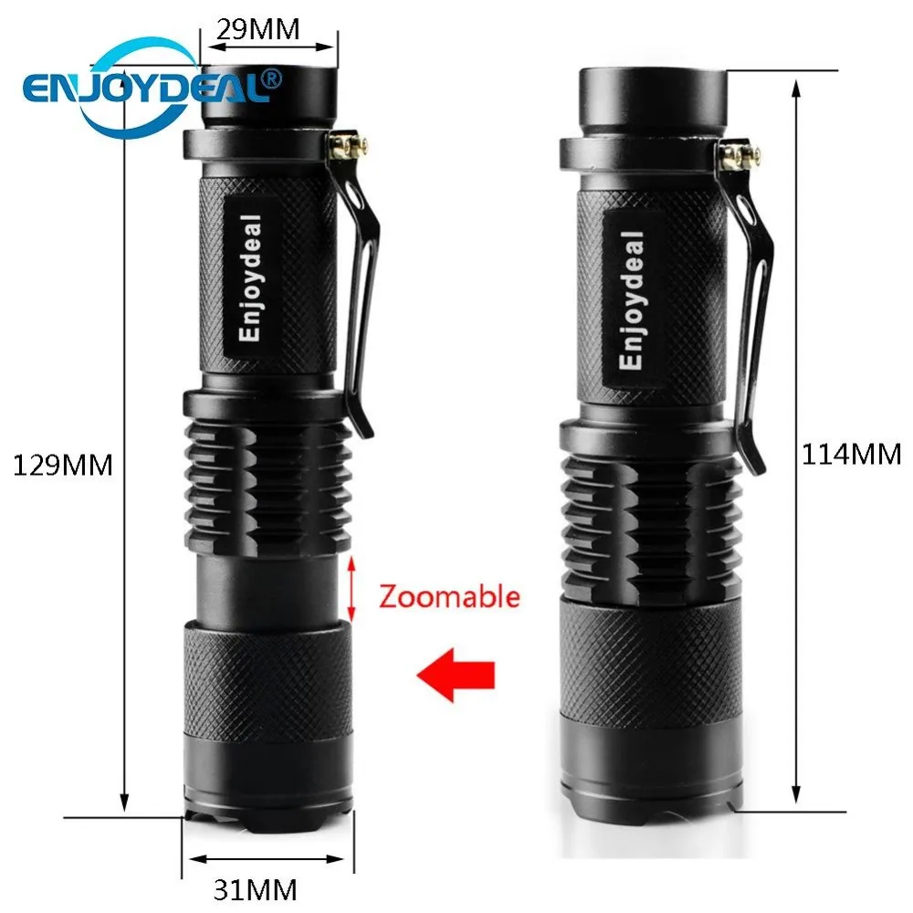 Mini LED Flashlight Light 3000LM LED Torch T6 Zoomable Torch light tactical Flashlight Lamp lanterna 5 modes For 18650
Mini LED Flashlight Light 3000LM LED Torch T6 Zoomable Torch light tactical Flashlight Lamp lanterna 5 modes For 18650