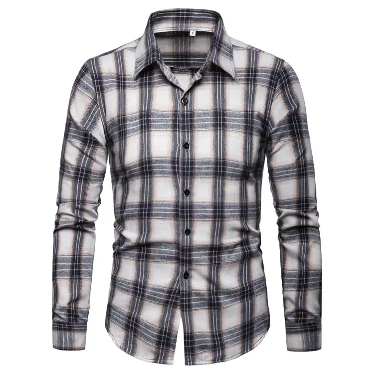 Casual Mens Dress Shirts Lapels Fashion Plaid Men's Shirts Long sleeve 2019 New Arrival White Red Navy
Casual Mens Dress Shirts Lapels Fashion Plaid Men's Shirts Long sleeve 2019 New Arrival White Red Navy