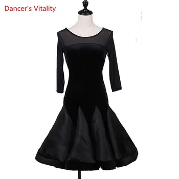 2017 Professional Custom made Long-sleeved round neck Latin Dance Dress Women Ballroom Dancing Dresses Latin Dance Costume
2017 Professional Custom made Long-sleeved round neck Latin Dance Dress Women Ballroom Dancing Dresses Latin Dance Costume