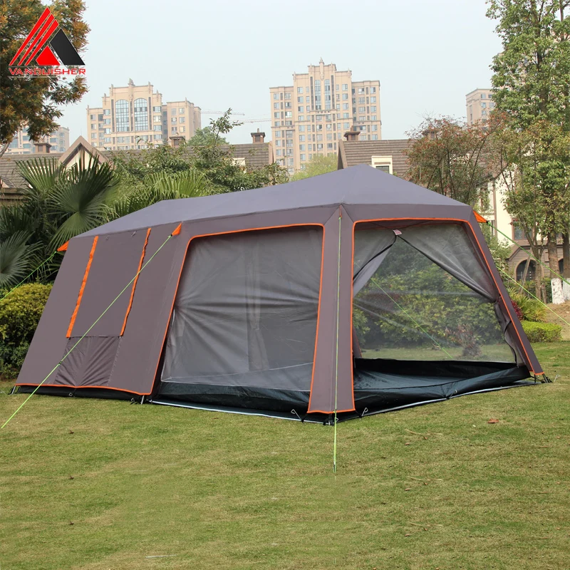 VANQUISHER large space one hall two bedrooms waterproof windproof family party camping tent with top good quality
VANQUISHER large space one hall two bedrooms waterproof windproof family party camping tent with top good quality