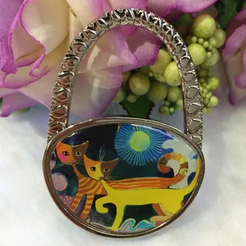 1PCS Cute Lovely Folding Foldable Cat Handbag Bag Purse Table Hook Hanger Holder Black White Blue 65 x 45 mm
1PCS Cute Lovely Folding Foldable Cat Handbag Bag Purse Table Hook Hanger Holder Black White Blue 65 x 45 mm