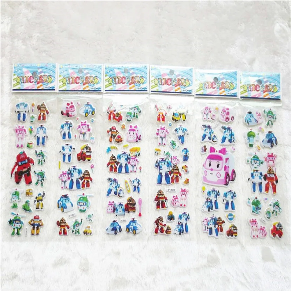 3D Bubble Stickers Christmas Gift Idea 10Sheets Cartoon Robocar Poli Child Boys Girls Birthday Party Present Sticker Supply
3D Bubble Stickers Christmas Gift Idea 10Sheets Cartoon Robocar Poli Child Boys Girls Birthday Party Present Sticker Supply