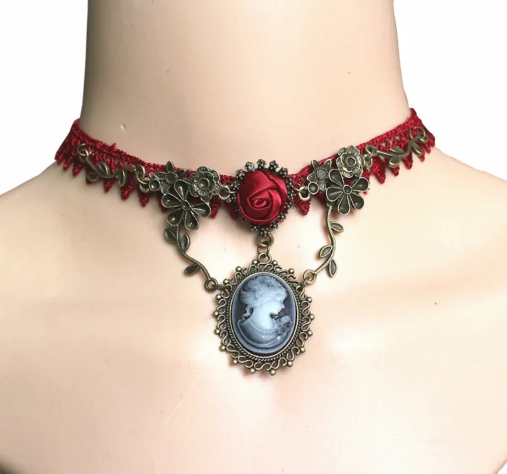 Europe And America New Gothic Red Lace Leather Velvet Tattoo Choker Necklaces For Women Collar Party Jewelry Neck Accessories
Europe And America New Gothic Red Lace Leather Velvet Tattoo Choker Necklaces For Women Collar Party Jewelry Neck Accessories