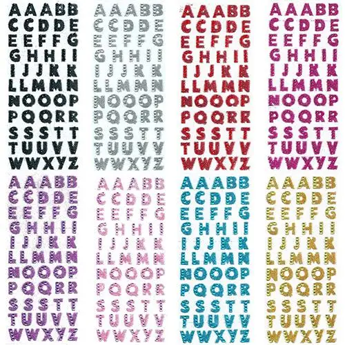 Glitter Alphabet Letter Stickers Self Adhesive ABC A-Z Words Stick Letters Stickers Alphabets Sticker Name Stickers
Glitter Alphabet Letter Stickers Self Adhesive ABC A-Z Words Stick Letters Stickers Alphabets Sticker Name Stickers
