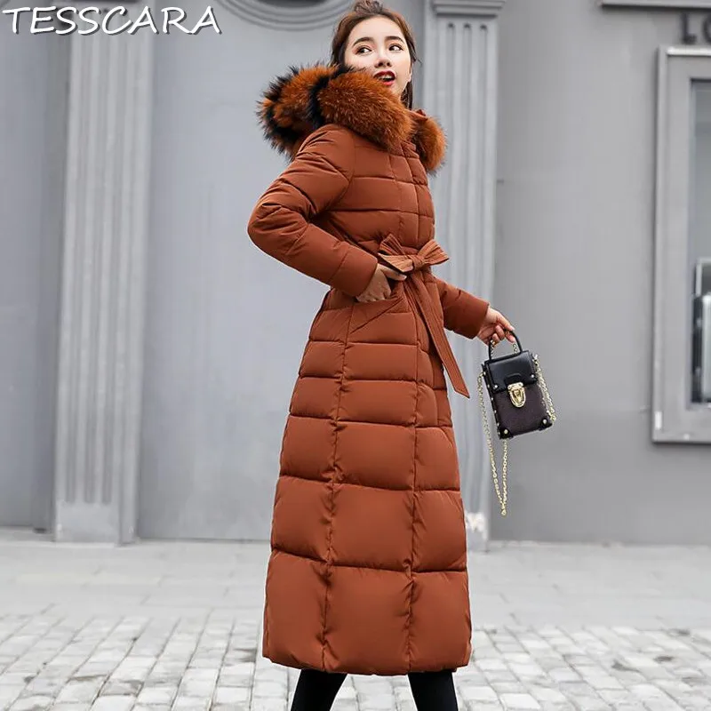 TESSCARA Women Winter X-Long Parka Female High Quality Jacket Coat Faux Fur Hood Ukraine Windbreaker Outerwear & Coats Plus Size
TESSCARA Women Winter X-Long Parka Female High Quality Jacket Coat Faux Fur Hood Ukraine Windbreaker Outerwear & Coats Plus Size