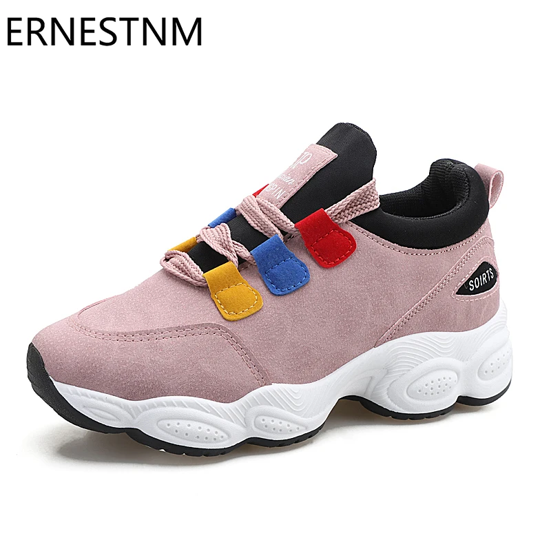 ERNESTNM New Shoes Woman 2019 Sneakers High Quality Autumn Women Sneakers Fashion Black Chunky Sneaker Ladies Zapatillas Mujer
ERNESTNM New Shoes Woman 2019 Sneakers High Quality Autumn Women Sneakers Fashion Black Chunky Sneaker Ladies Zapatillas Mujer