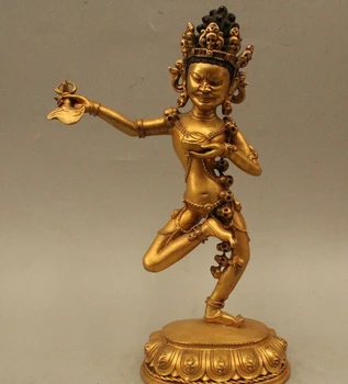 wholesale factory 12" Tibet Tibetan Buddhism Bronze 24K Gilt Stand Vajrayogini Vajravarahi Statue
wholesale factory 12" Tibet Tibetan Buddhism Bronze 24K Gilt Stand Vajrayogini Vajravarahi Statue