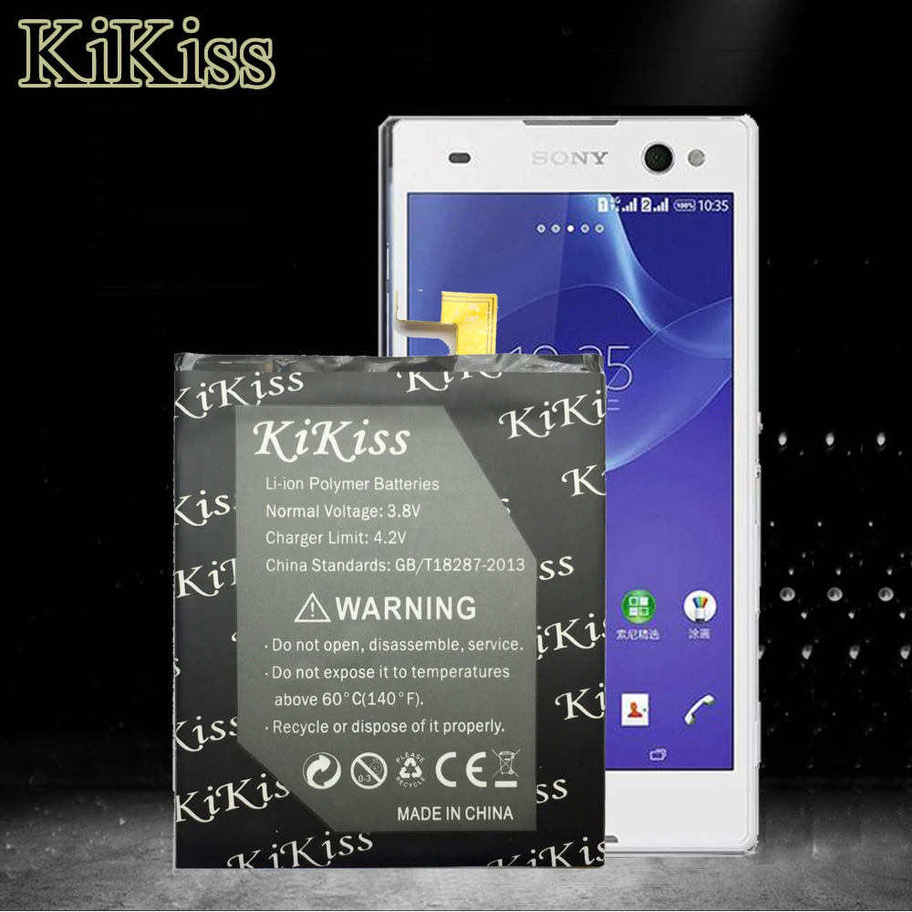 KiKiss Battery LIS1546ERPC LIS1525ERPC For Sony Xperia C3 T3 Z1 Compact Z2 Z Ultra D5103 D2502 C6903 C6902 D5503 D6503 C6833
KiKiss Battery LIS1546ERPC LIS1525ERPC For Sony Xperia C3 T3 Z1 Compact Z2 Z Ultra D5103 D2502 C6903 C6902 D5503 D6503 C6833