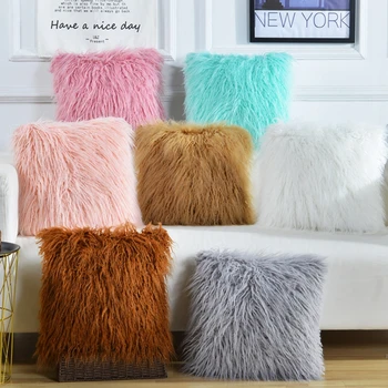 150g Soft Fur Warm Pink Blue White Brown Grey Decorative Pillow Cover Thick Long Plush Solid Color Cushion Cover Sofa Home Decor
150g Soft Fur Warm Pink Blue White Brown Grey Decorative Pillow Cover Thick Long Plush Solid Color Cushion Cover Sofa Home Decor