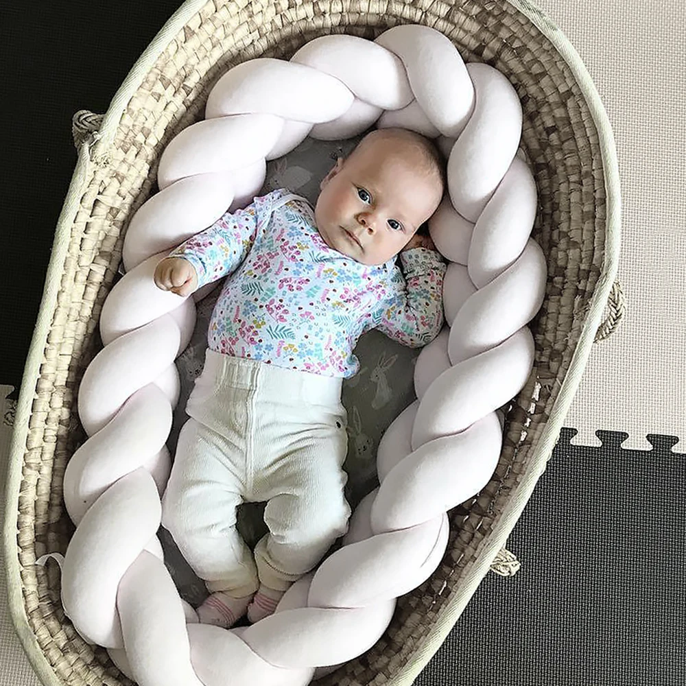 Baby Braided Bed Circumference Anti-collision Knitting Crib Bedding Accessories Protect Crib Buffer Newborn Crib Bed Bumpers
Baby Braided Bed Circumference Anti-collision Knitting Crib Bedding Accessories Protect Crib Buffer Newborn Crib Bed Bumpers