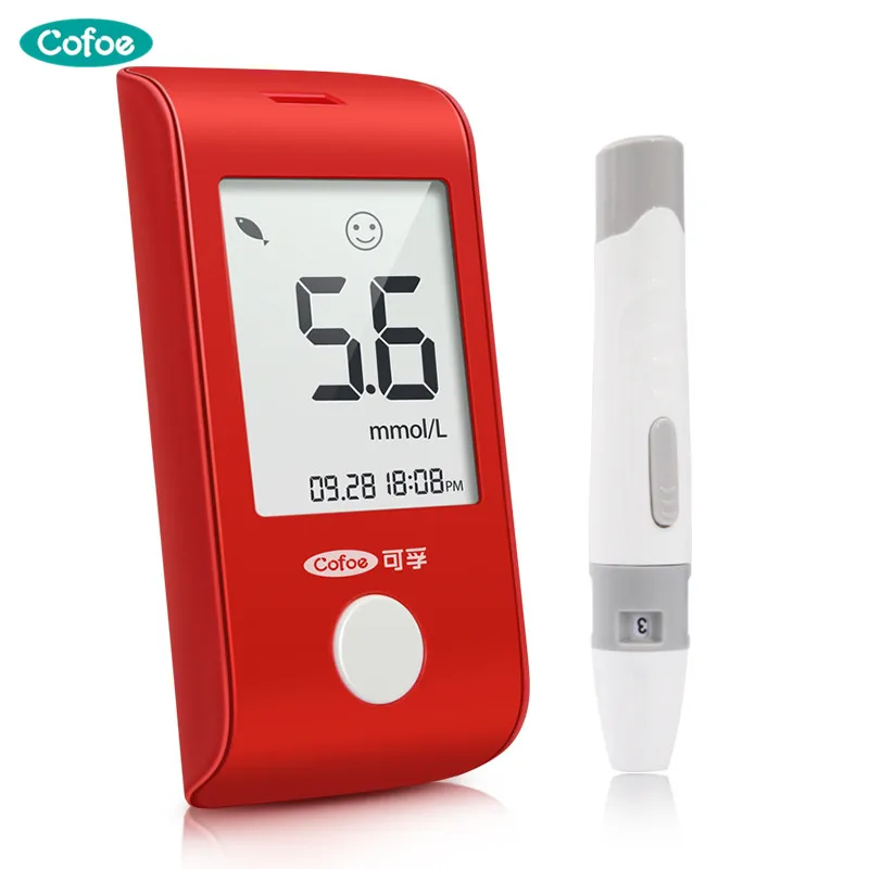 Cofoe Yirui Glucometer/Blood Glucose Meter/Blood Sugar Monitor/Blood Glucose Monitoring System With Lancing Pen for Diabetics
Cofoe Yirui Glucometer/Blood Glucose Meter/Blood Sugar Monitor/Blood Glucose Monitoring System With Lancing Pen for Diabetics