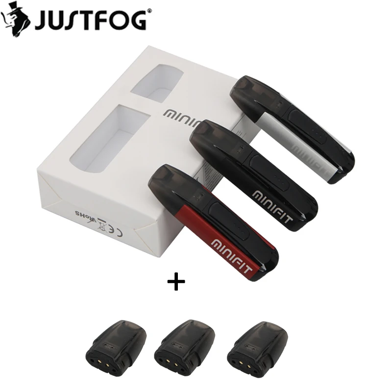 

Original Justfog Minifit Pod Kit with 370mAh Battery and 1.5ml Tank Electronic Cigarette Vape Pen All in one Vaping