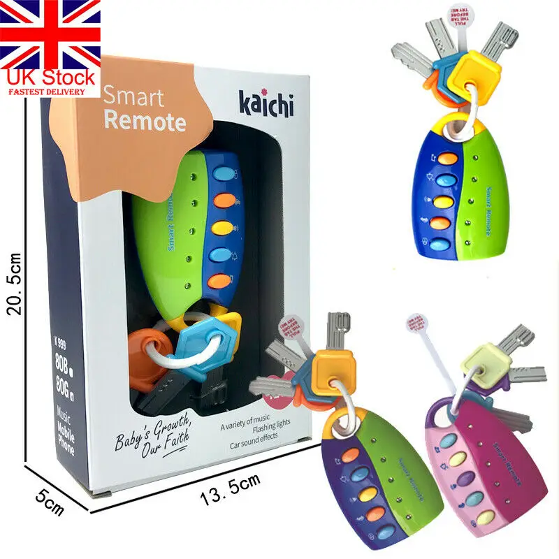 2019 Newest Fashion Baby Car Key kids Musical Keys Baby's Sound and Light Pretend Toy Keychain
2019 Newest Fashion Baby Car Key kids Musical Keys Baby's Sound and Light Pretend Toy Keychain