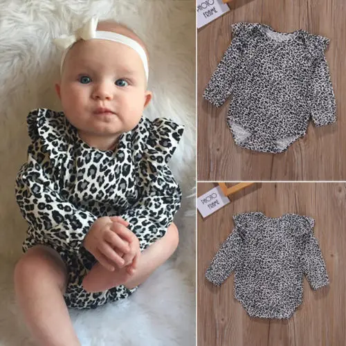 2016 Fashion Newborn Infant Baby Girl Bodysuit Clothes Long Sleeve Leopard Baby Body Suit Jumpsuit One Pieces Outfits
2016 Fashion Newborn Infant Baby Girl Bodysuit Clothes Long Sleeve Leopard Baby Body Suit Jumpsuit One Pieces Outfits