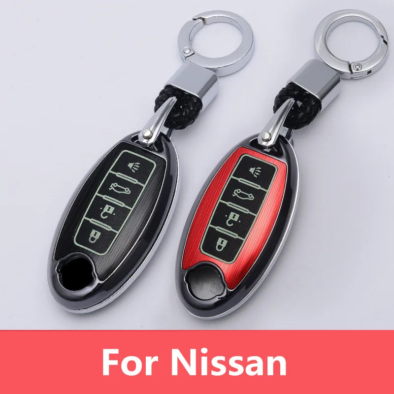 Aluminium alloy Luminous Car Key Fob Cover Case For Nissan Teana X-Trail Qashqai Note Livina Sylphy Tiida Sunny Murano Auto Acce
Aluminium alloy Luminous Car Key Fob Cover Case For Nissan Teana X-Trail Qashqai Note Livina Sylphy Tiida Sunny Murano Auto Acce