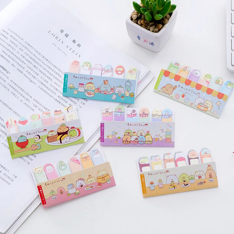Cartoon Sumikko Gurashi Memo Pad Cute Self Adhesive Stationery Label Sticky Notes Gift Office School Supply Papeterie
Cartoon Sumikko Gurashi Memo Pad Cute Self Adhesive Stationery Label Sticky Notes Gift Office School Supply Papeterie