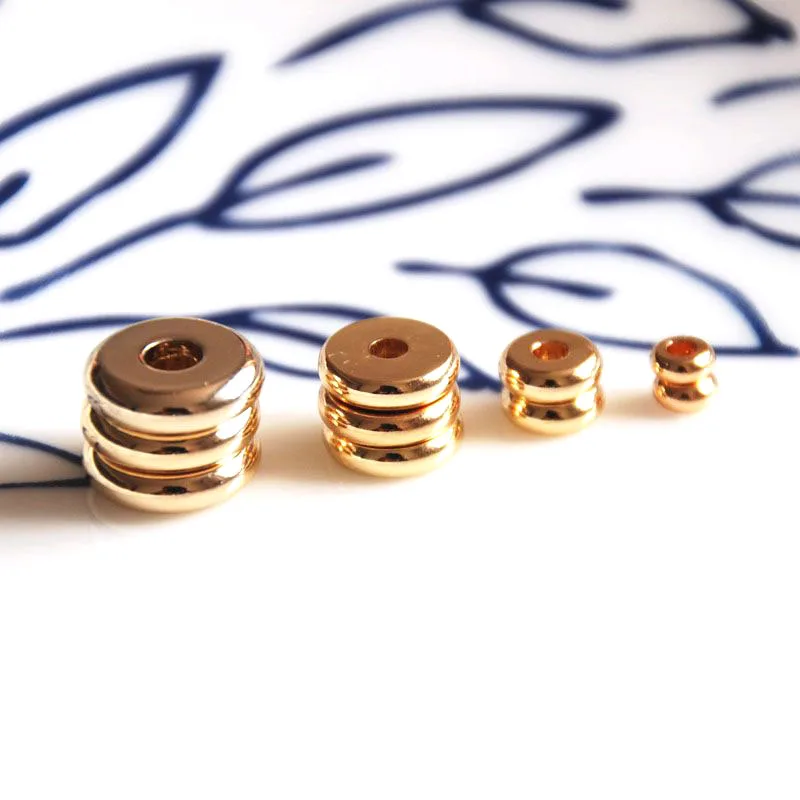 wholesale 10 pcs/lot gold plated disc rondelle spacer 4mm/6mm/8mm jewelry making DIY for women
wholesale 10 pcs/lot gold plated disc rondelle spacer 4mm/6mm/8mm jewelry making DIY for women