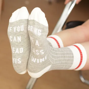 Socks Breathable Sports Socks If You Can Read This Bring Me a Glass of Beer Wine Coffee Words Fashion Socks
Socks Breathable Sports Socks If You Can Read This Bring Me a Glass of Beer Wine Coffee Words Fashion Socks
