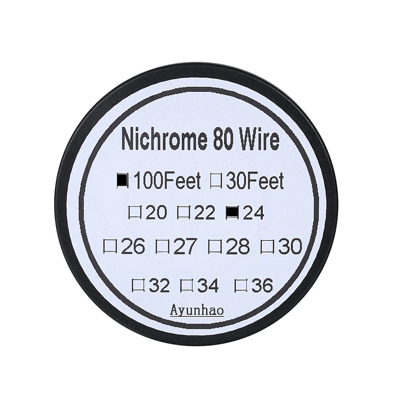 30m/roll 24Gauge(0.5mm) Nichrome heating wires Heating Coil Wires for RDA RBA Atomizers
30m/roll 24Gauge(0.5mm) Nichrome heating wires Heating Coil Wires for RDA RBA Atomizers