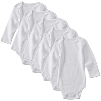 5 Pack Newborn Bodysuit Babies Baby Boys Girls Clothes Toddler Infant Unisex White Long Sleeve Bodysuits
5 Pack Newborn Bodysuit Babies Baby Boys Girls Clothes Toddler Infant Unisex White Long Sleeve Bodysuits