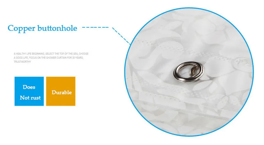 PEVA Shower curtian 6