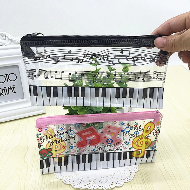 Creative Pencil bag PVC transparentcoin cosmetic bag kawaii pencil case series music piano keyboard beautiful patterns papelaria
Creative Pencil bag PVC transparentcoin cosmetic bag kawaii pencil case series music piano keyboard beautiful patterns papelaria
