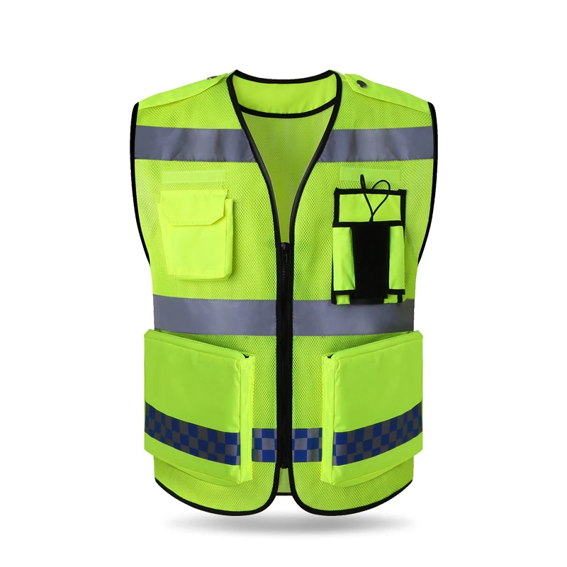 Reflective Vest High Visibility Safety Clothing Multi pockets Fluorescent Clothes For Outdoor Working Running Cycling Sport
Reflective Vest High Visibility Safety Clothing Multi pockets Fluorescent Clothes For Outdoor Working Running Cycling Sport