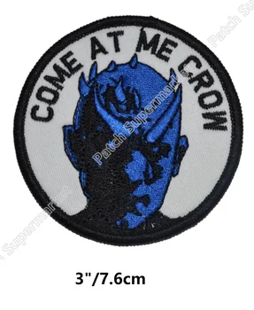 White Walker King COME AT ME CROW Game Of Thrones iron on patches Embroidered TV Movie Film series Halloween Cosplay Costume
White Walker King COME AT ME CROW Game Of Thrones iron on patches Embroidered TV Movie Film series Halloween Cosplay Costume