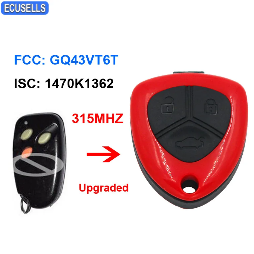 Upgraded 3 Button Remote Transmitter Smart Car Key 315MHz for Mitsubishi 3000GT Eclipse for Dodge for Chrysler FCC ID: GQ43VT6T
Upgraded 3 Button Remote Transmitter Smart Car Key 315MHz for Mitsubishi 3000GT Eclipse for Dodge for Chrysler FCC ID: GQ43VT6T