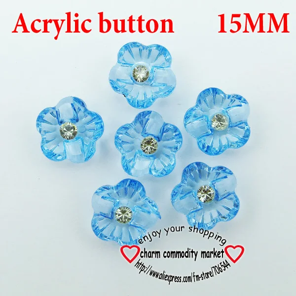 40PCS flower shape wathet Dyed Acrylic buttons coat boots sewing clothes accessories A-009
40PCS flower shape wathet Dyed Acrylic buttons coat boots sewing clothes accessories A-009