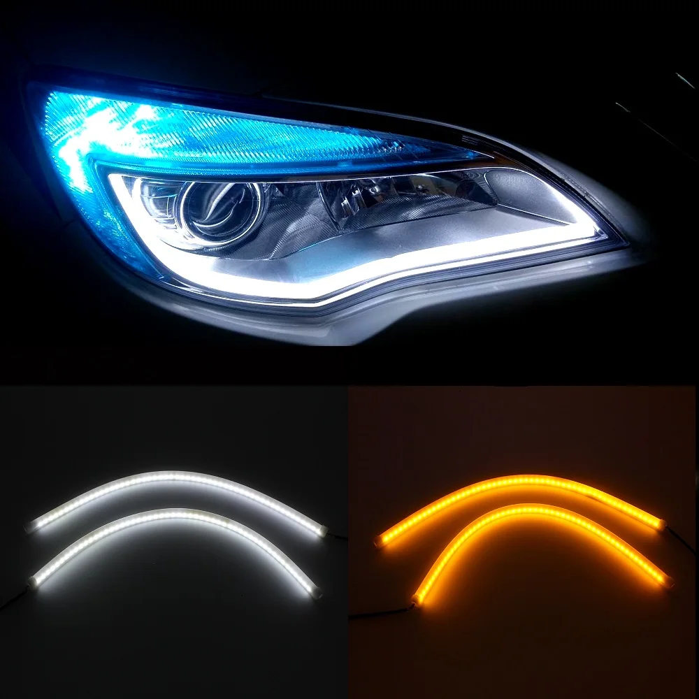 ANBLUB 2pcs 30/45/60cm Waterproof Car Flexible Silicone LED Tube Universal DRL Daytime Running Light Auto Turn Signal Light
ANBLUB 2pcs 30/45/60cm Waterproof Car Flexible Silicone LED Tube Universal DRL Daytime Running Light Auto Turn Signal Light