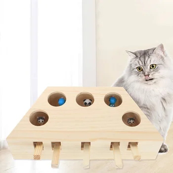 Wooden Cat Catching playing Toy Box Cat Interactive Toy Scratch Board Pet Supplies popular pet cat's claw interactions toy
Wooden Cat Catching playing Toy Box Cat Interactive Toy Scratch Board Pet Supplies popular pet cat's claw interactions toy