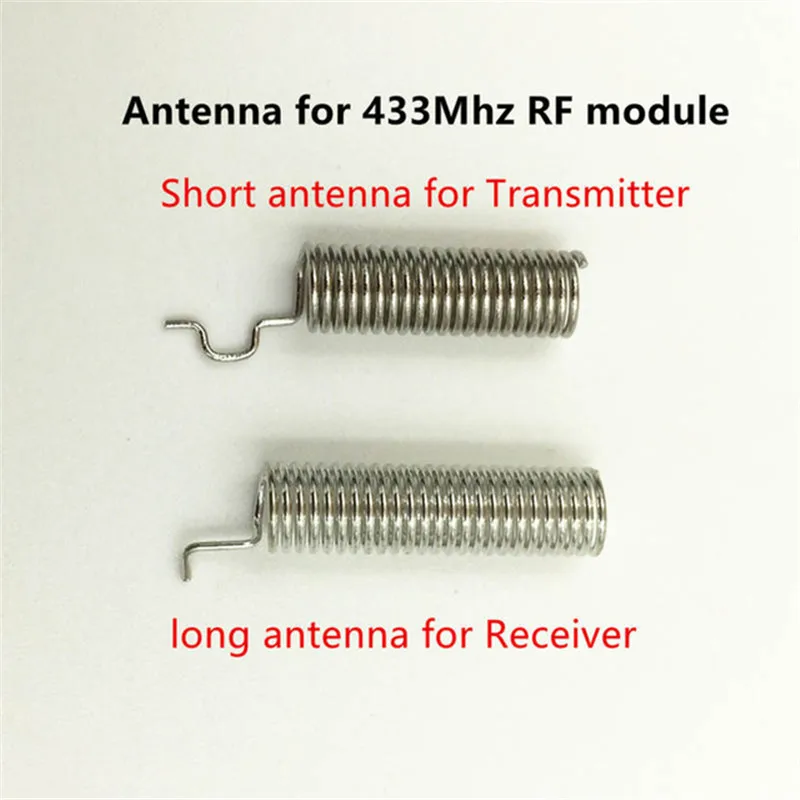 433 mhz Antenna For 433mhz RF Receiver and transmitter Module For Wireless Remote Controls 2pcs/1set
433 mhz Antenna For 433mhz RF Receiver and transmitter Module For Wireless Remote Controls 2pcs/1set