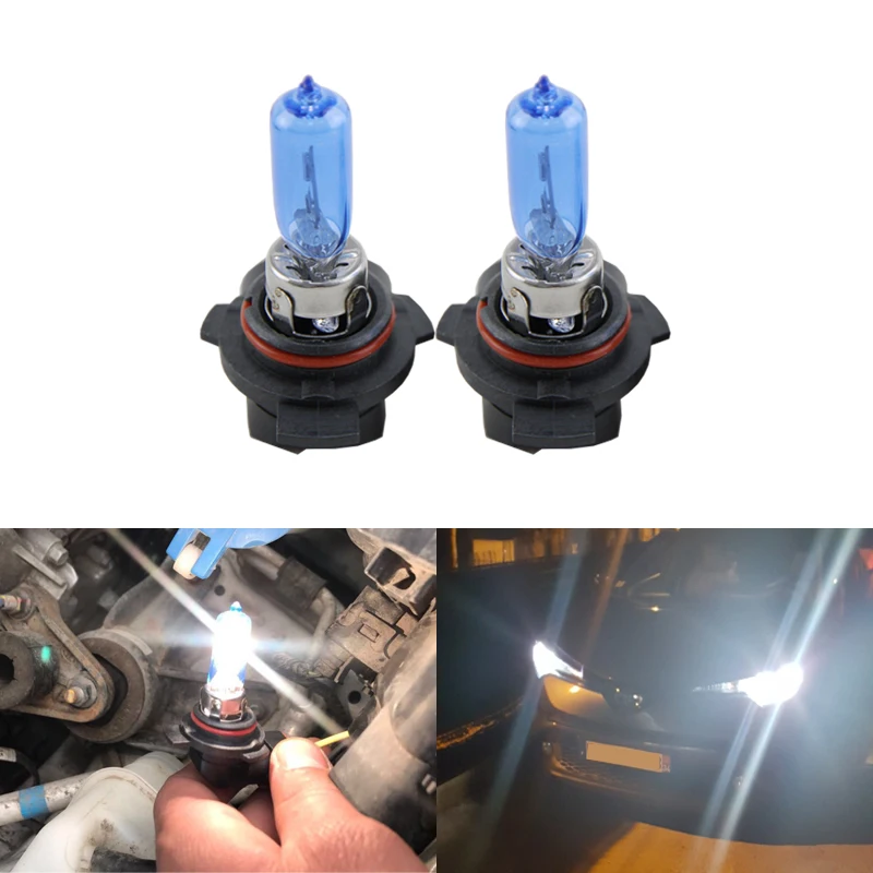 Halogen 9012 HIR2 55W 6500K White Two Bulbs Head Light Low-Beam Headlight Bulbs Bright Xenon Replacement Bulb Lamp
Halogen 9012 HIR2 55W 6500K White Two Bulbs Head Light Low-Beam Headlight Bulbs Bright Xenon Replacement Bulb Lamp