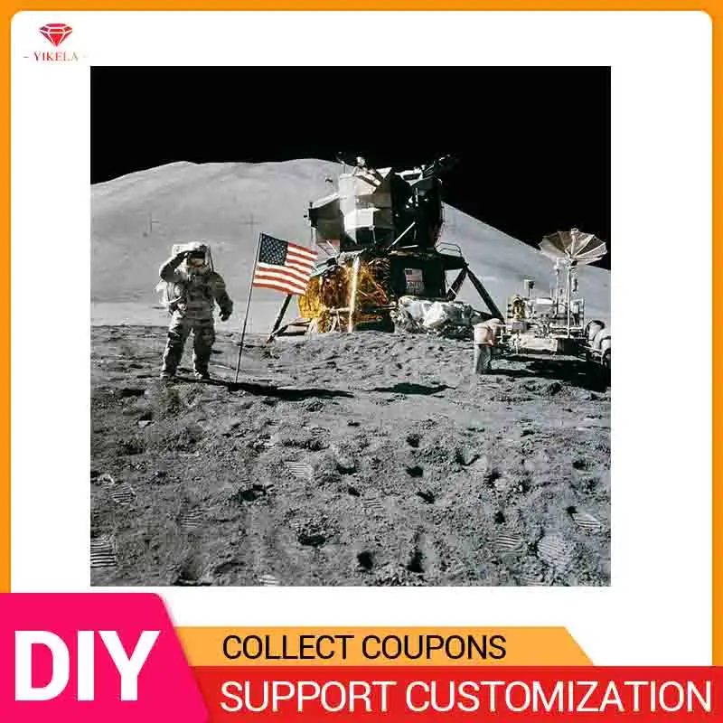 YIKELA Diamond Painting 5D Diy Moonscape Full Drill Round Mosaic Accessories Wall Home Gift Kits Room Wall Decor Embroidery Kid
YIKELA Diamond Painting 5D Diy Moonscape Full Drill Round Mosaic Accessories Wall Home Gift Kits Room Wall Decor Embroidery Kid
