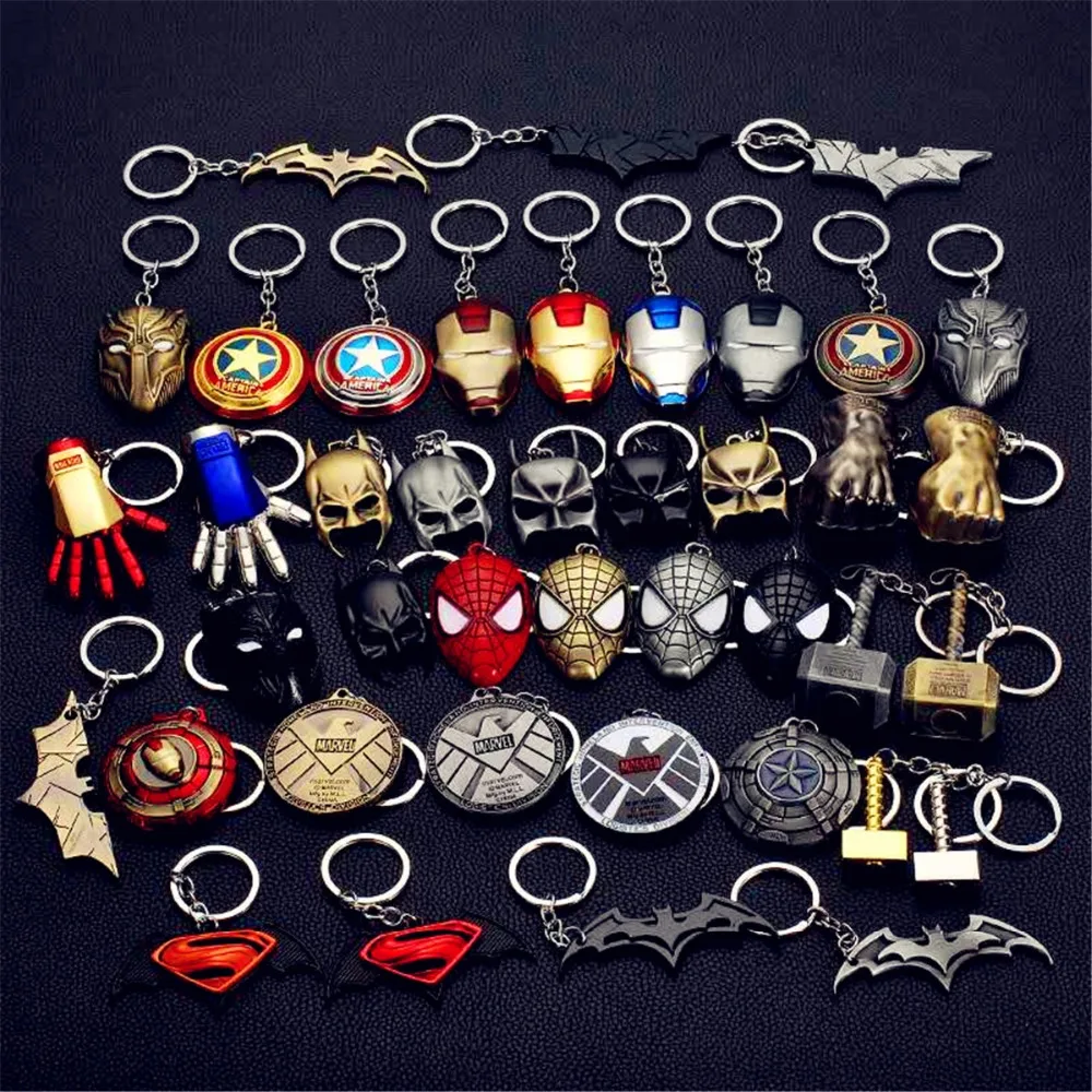 SuperHeroe Avengers Keychain Logo Style Metal Avenger Endgame Thor Weapon Enamel Keychain For Keys Men Car Women Bag Accessories
SuperHeroe Avengers Keychain Logo Style Metal Avenger Endgame Thor Weapon Enamel Keychain For Keys Men Car Women Bag Accessories