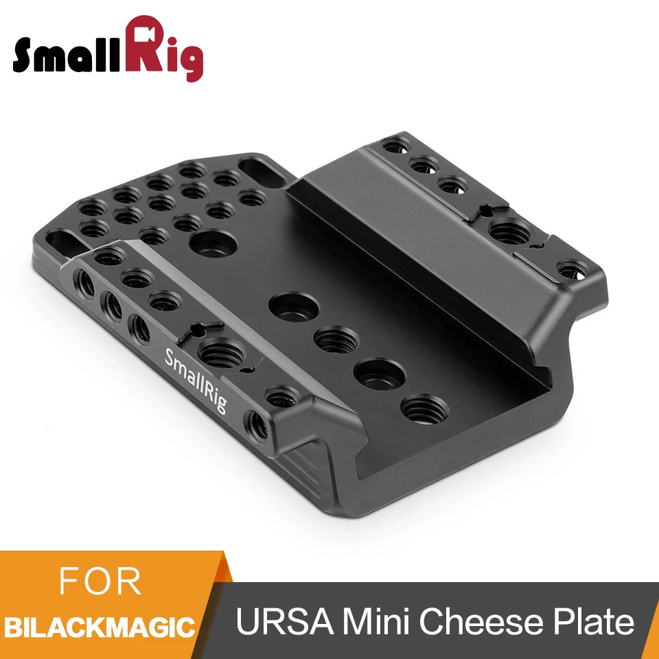 SmallRig Top Plate Cheese Plate for Blackmagic URSA Mini/Mini Pro EVF Viewfinder with 1/4 3/8 Thread ARRI Locating Hole-1958
SmallRig Top Plate Cheese Plate for Blackmagic URSA Mini/Mini Pro EVF Viewfinder with 1/4 3/8 Thread ARRI Locating Hole-1958