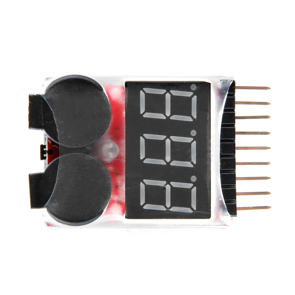 RC Helicopter Spare parts Lipo Battery Voltage Indicator Volt Meter Monitor Buzzer Alarm 1-8S 3.7V-30V
RC Helicopter Spare parts Lipo Battery Voltage Indicator Volt Meter Monitor Buzzer Alarm 1-8S 3.7V-30V