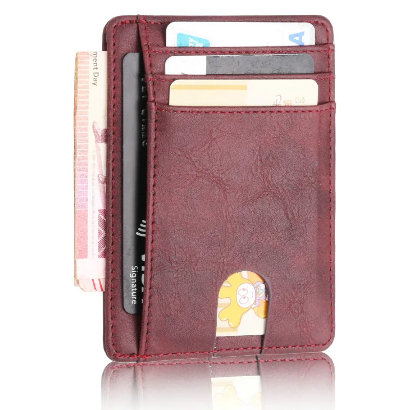 ETONTECK Anti Rfid Wallet Women Blocking Reader Lock Bank Card Holder Men ID Card Case Protection PU Leather Credit Card Holder
ETONTECK Anti Rfid Wallet Women Blocking Reader Lock Bank Card Holder Men ID Card Case Protection PU Leather Credit Card Holder