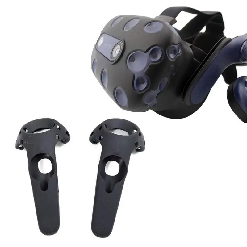 Protective Cover Silicone Controller Handle Case Anti-Slip Shockproof Shell Game Accessories for HTC Vive Headset VR
Protective Cover Silicone Controller Handle Case Anti-Slip Shockproof Shell Game Accessories for HTC Vive Headset VR