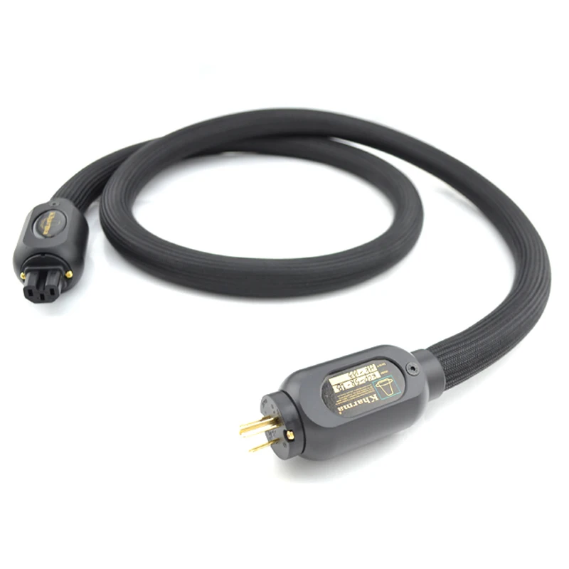 

Free shiping 2 meter/pieces Kharma KPC-GR-1b Grand Reference Power Cable with EU or US version Gold plated connectors