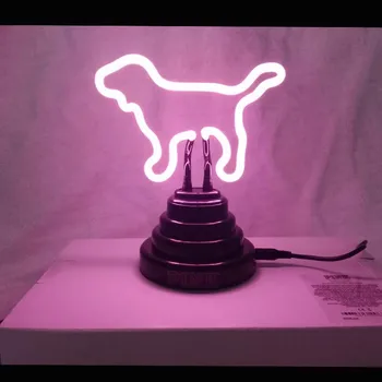 Brand Pink Dog Neon Sign Neon Light Animal Desk Light Neon Bulbs Sign Decorate Home Bedroom Cute Gift Table Lamp USB Plug Signs
Brand Pink Dog Neon Sign Neon Light Animal Desk Light Neon Bulbs Sign Decorate Home Bedroom Cute Gift Table Lamp USB Plug Signs