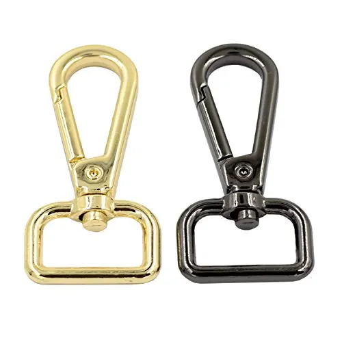 8pcs Bronze Zinc Alloy Swivel Trigger Lobster Clasps Snap Hook Keychain Ring Buckles Metal Outdoor Lanyard Craft Parts | Дом и сад
