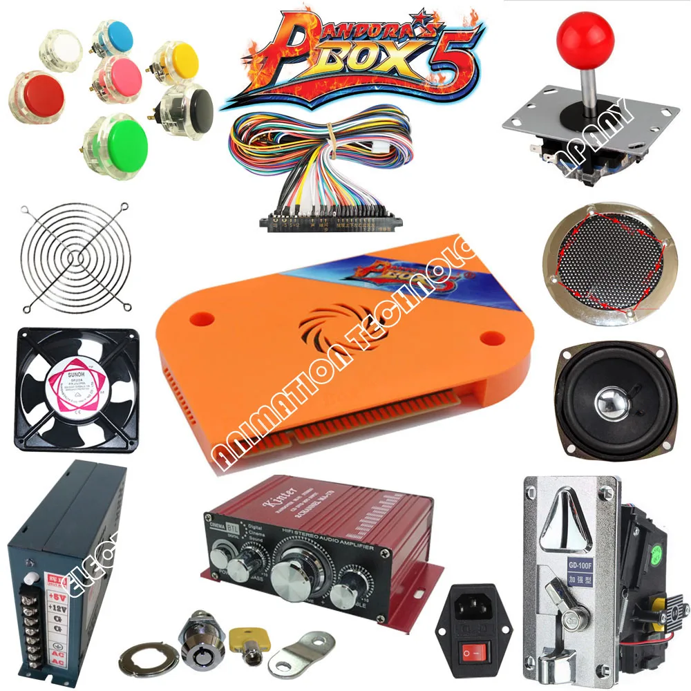 Arcade parts kits Bundle including arcade joystick arcade button jamma multi game board for DIY contoller for arcade game
Arcade parts kits Bundle including arcade joystick arcade button jamma multi game board for DIY contoller for arcade game